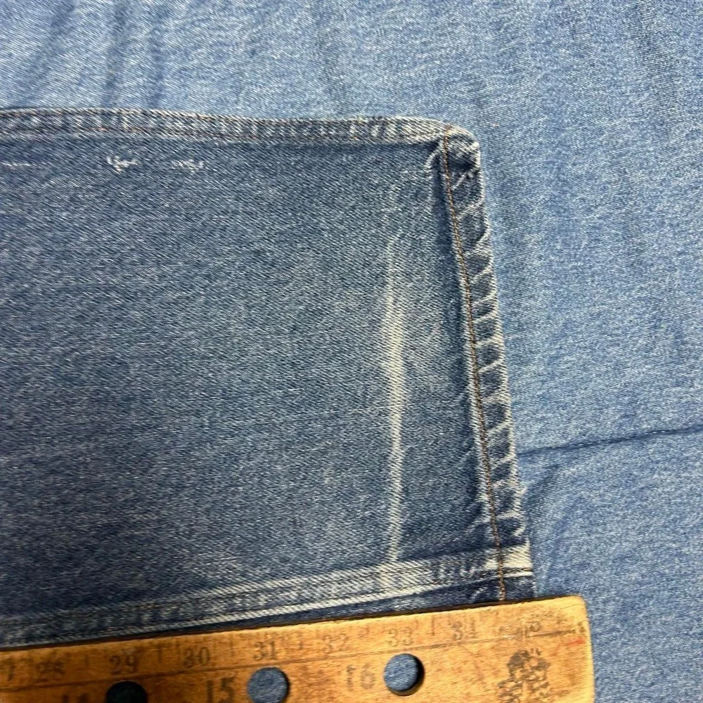 Vintage Field & Forest 90s Dark Wash Faded Honeycomb Jeans 36x36 Mens Blue
